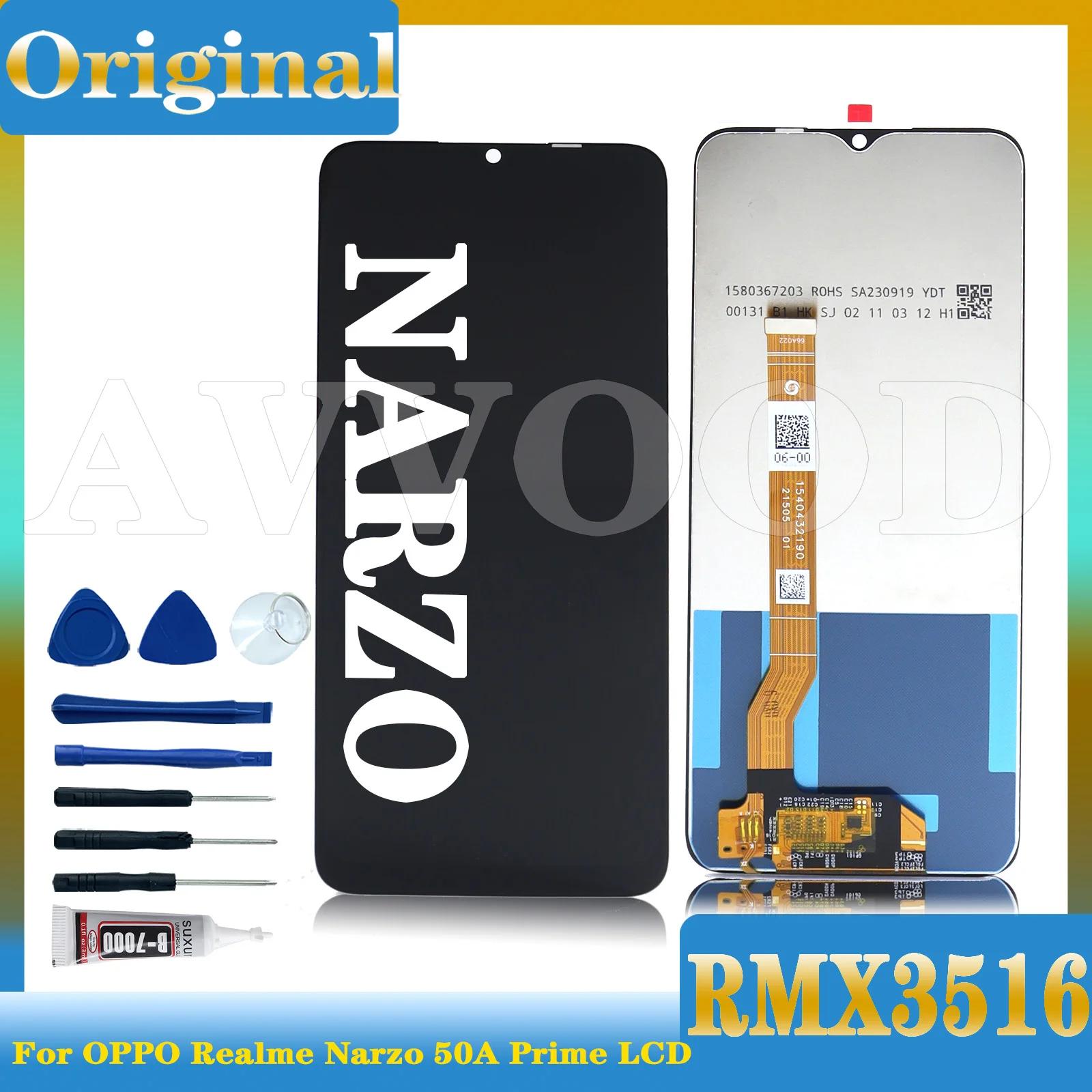 OPPO Realme Narzo 50A Prime LCD ġ ũ Ÿ , Narzo 50A Prime RMX3516 LCD ü , 6.6 ġ